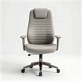 Leather office chair with adjustable height and ergonomic design 60 x 60 x 120cm