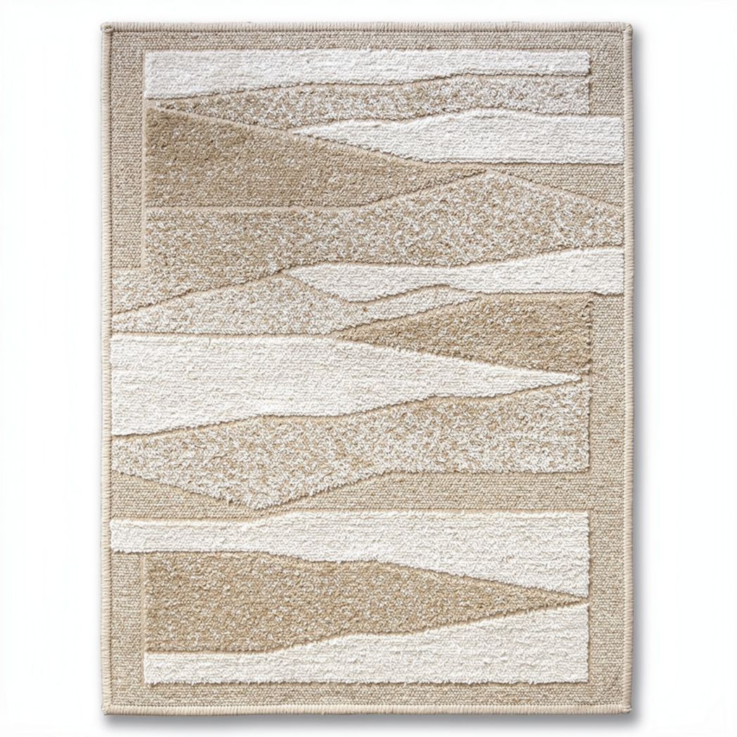 Geometric multicolor area rug for living room 120 x 170 x 1cm